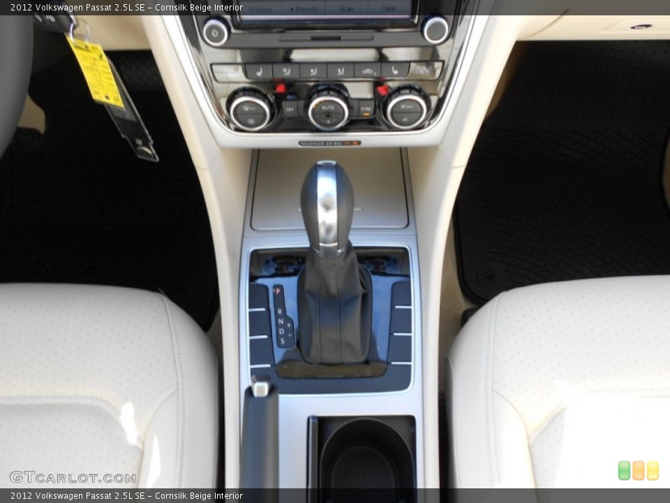 Cornsilk Beige Interior Transmission for the 2012 Volkswagen Passat 2.5L SE #56029451