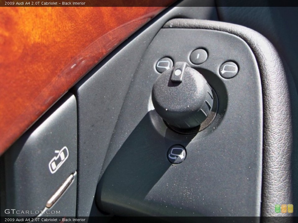 Black Interior Controls for the 2009 Audi A4 2.0T Cabriolet #56030513