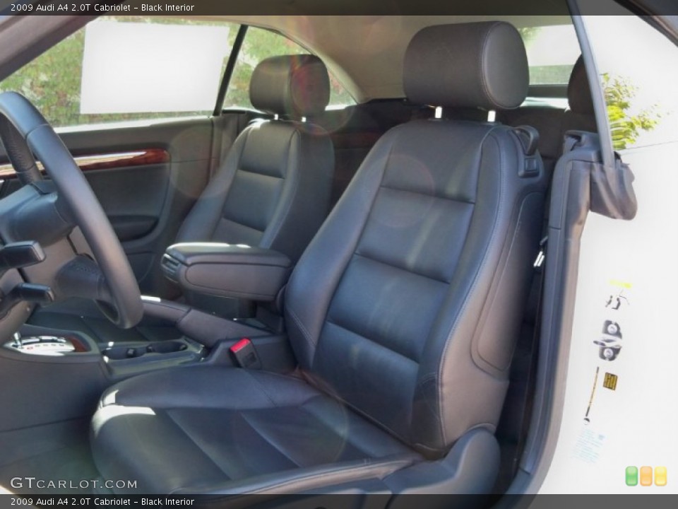 Black Interior Photo for the 2009 Audi A4 2.0T Cabriolet #56030558