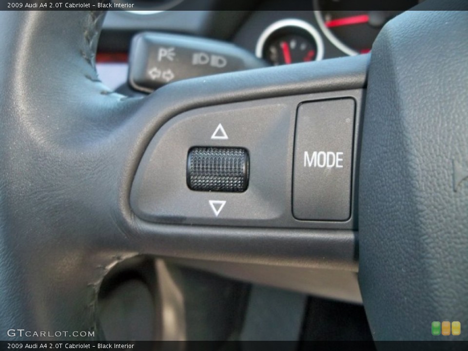 Black Interior Controls for the 2009 Audi A4 2.0T Cabriolet #56030654