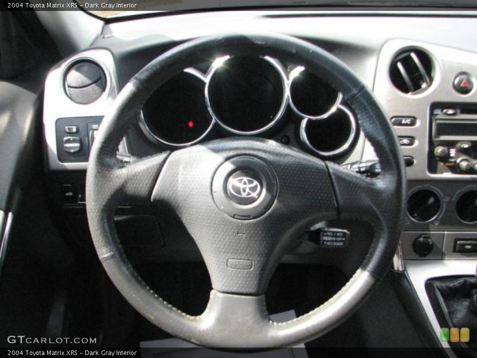 Dark Gray Interior Steering Wheel for the 2004 Toyota Matrix XRS #56031206