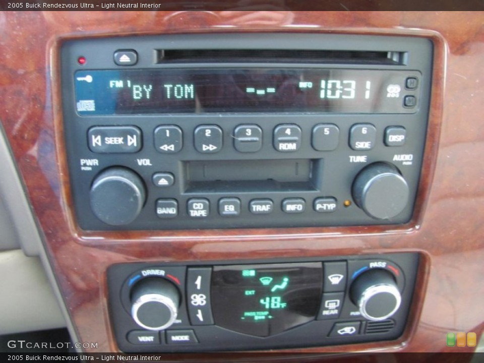 Light Neutral Interior Audio System for the 2005 Buick Rendezvous Ultra #56035022