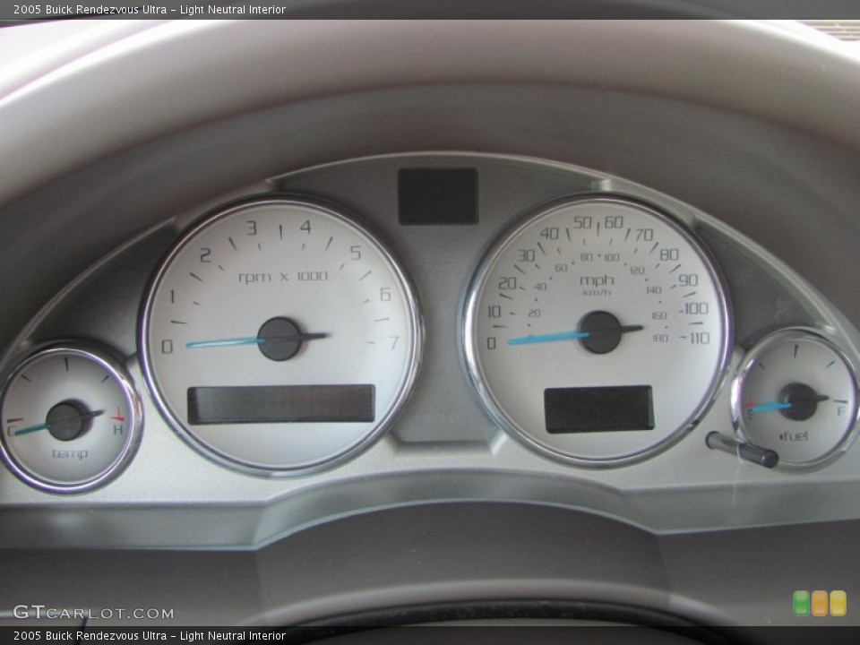 Light Neutral Interior Gauges for the 2005 Buick Rendezvous Ultra #56035034