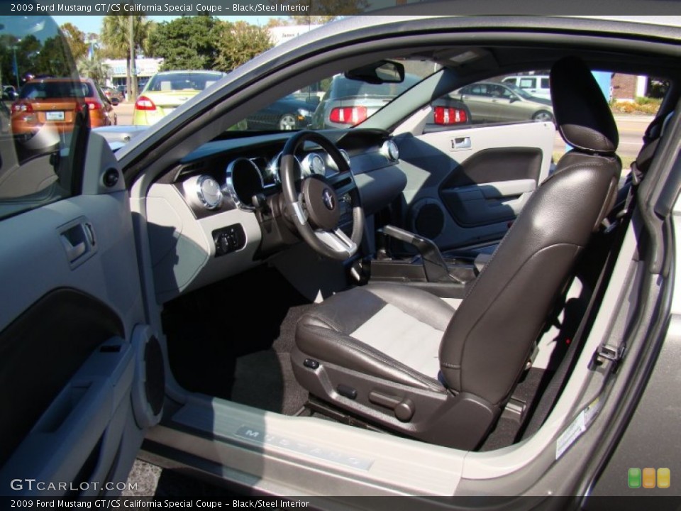 Black/Steel 2009 Ford Mustang Interiors
