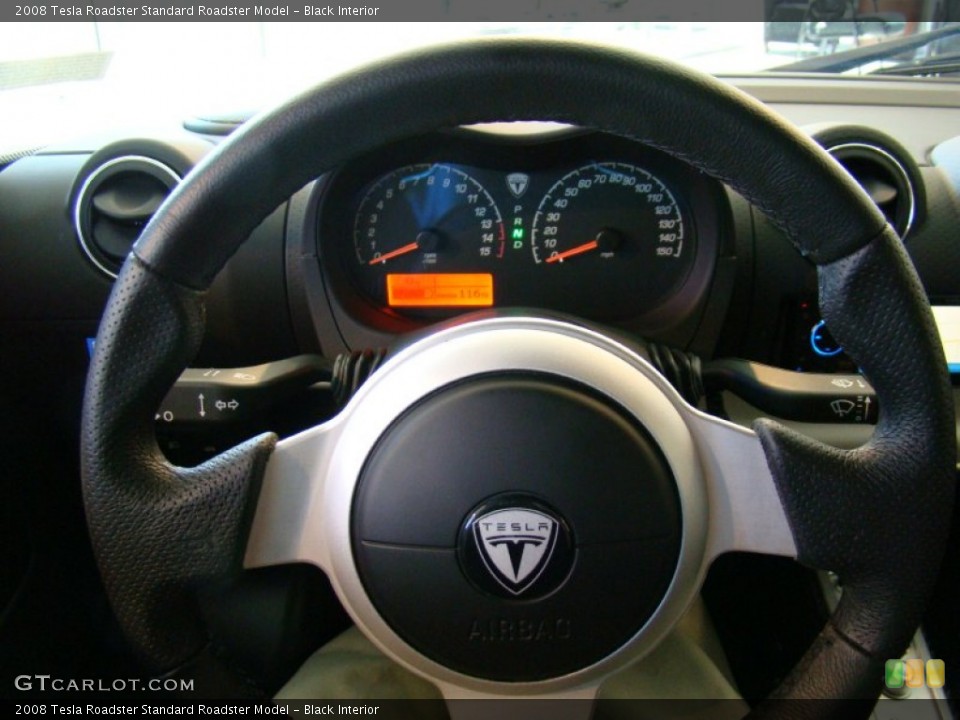 Black Interior Steering Wheel for the 2008 Tesla Roadster  #56037416