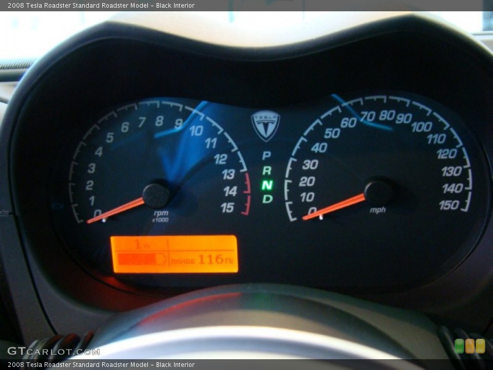 Black Interior Gauges for the 2008 Tesla Roadster  #56037425