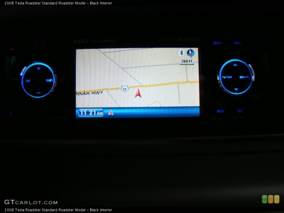 Black Interior Navigation for the 2008 Tesla Roadster  #56037434