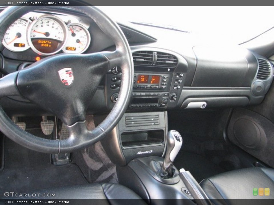 Black Interior Dashboard for the 2003 Porsche Boxster S #56038301