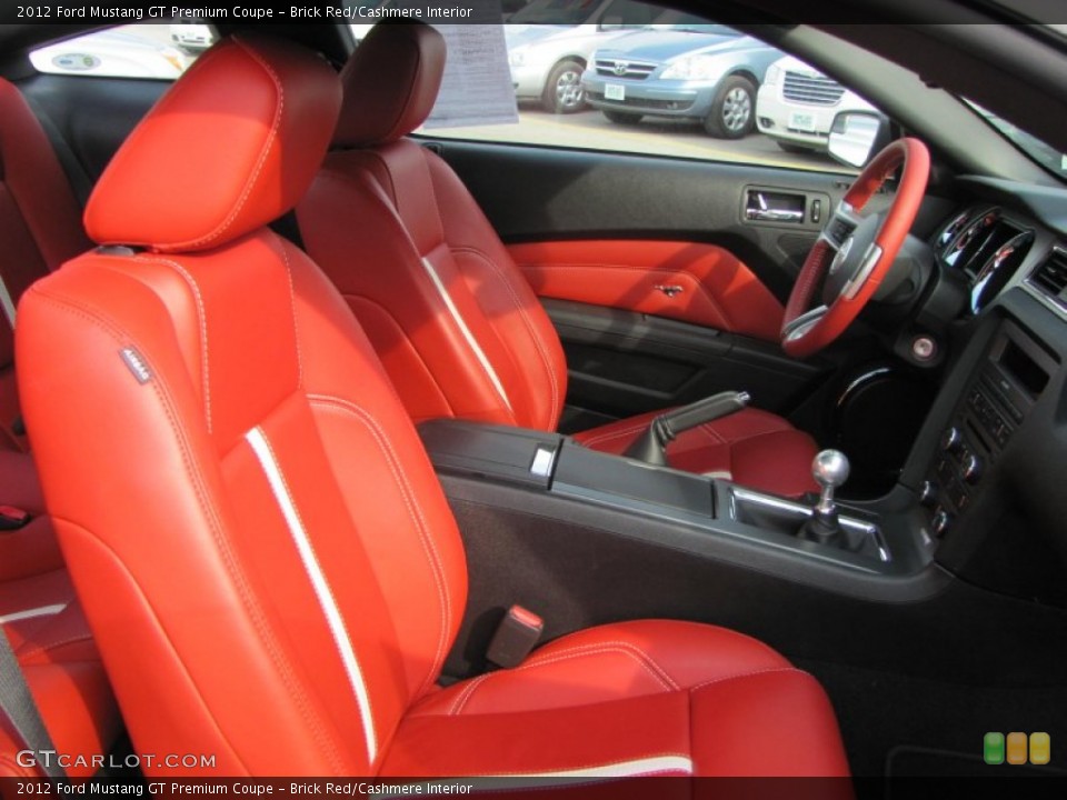 Brick Red/Cashmere Interior Photo for the 2012 Ford Mustang GT Premium Coupe #56038841