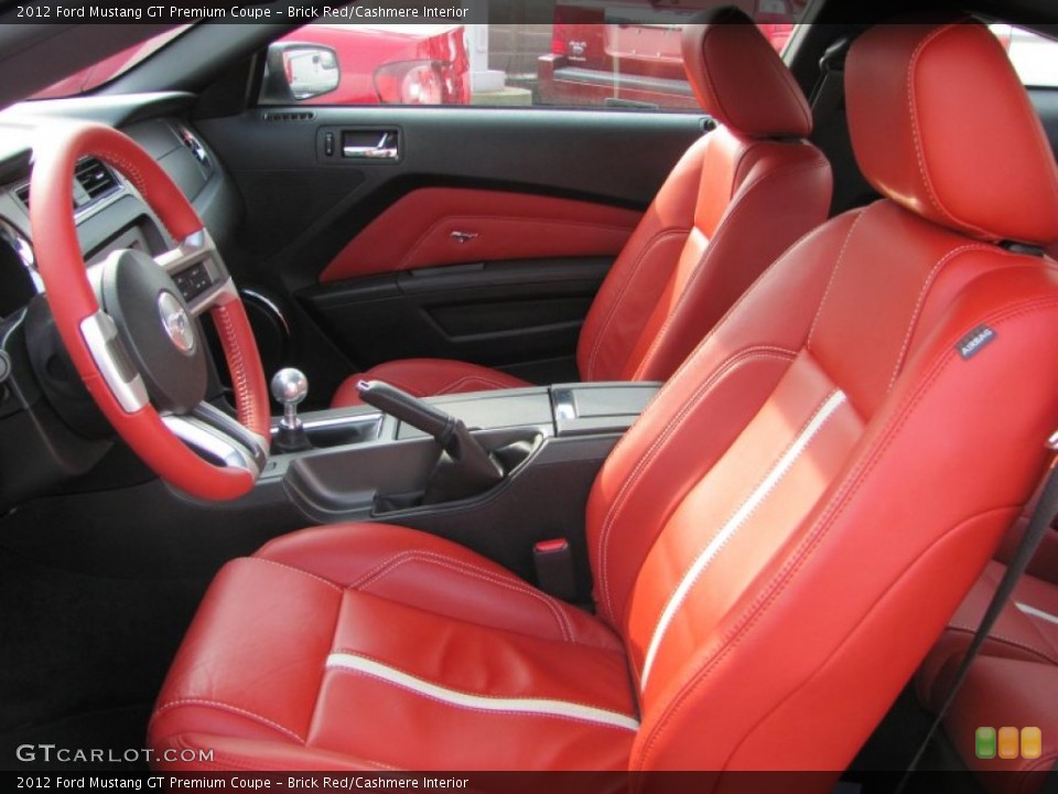 Brick Red/Cashmere Interior Photo for the 2012 Ford Mustang GT Premium Coupe #56038882