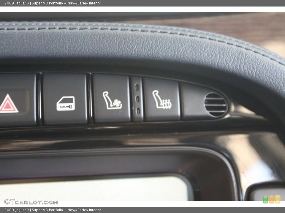 Navy/Barley Interior Controls for the 2009 Jaguar XJ Super V8 Portfolio #56041883