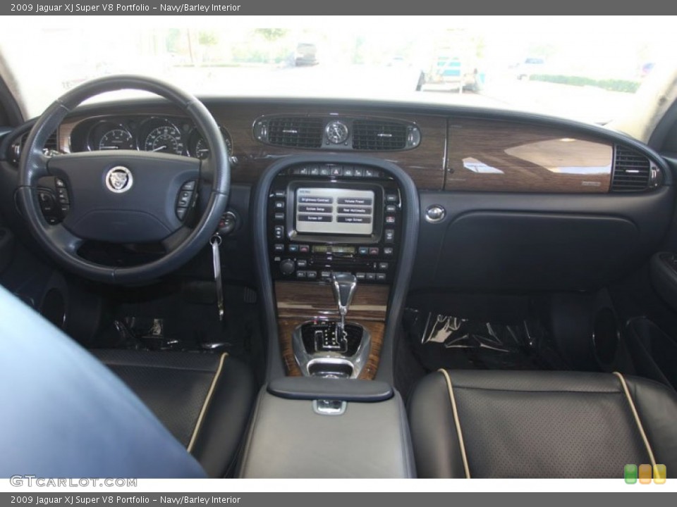 Navy/Barley Interior Dashboard for the 2009 Jaguar XJ Super V8 Portfolio #56042120