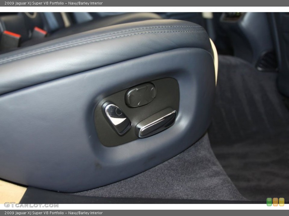 Navy/Barley Interior Controls for the 2009 Jaguar XJ Super V8 Portfolio #56042146