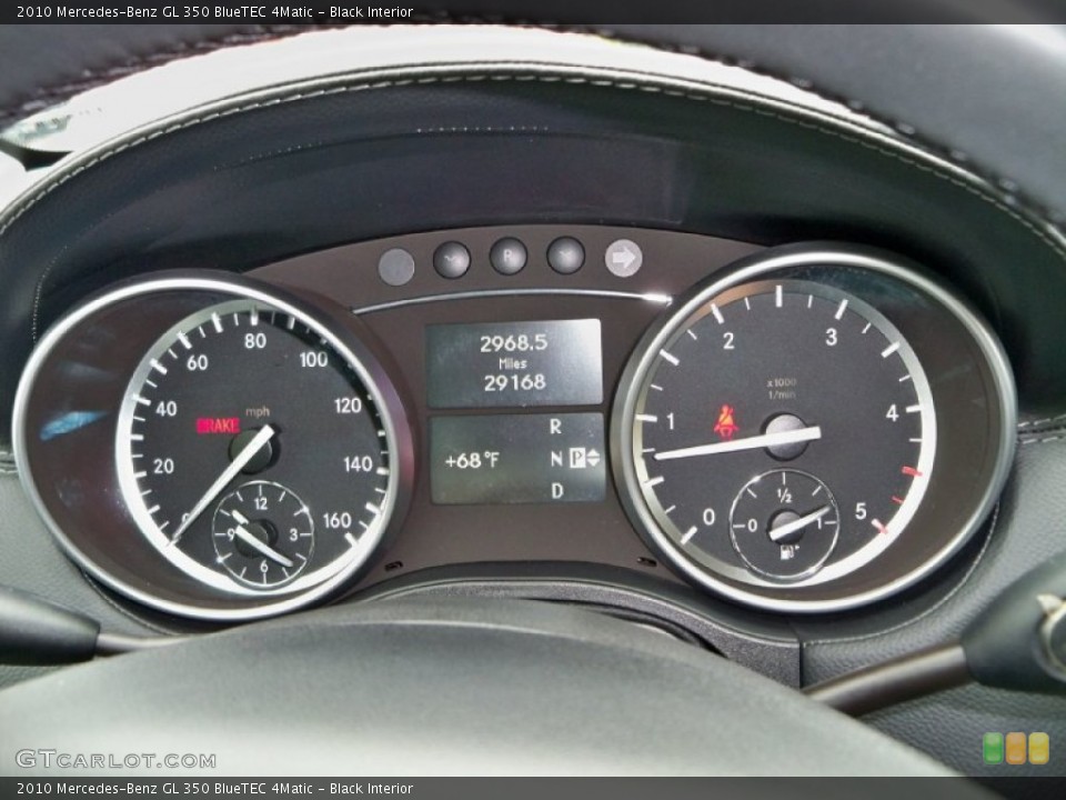 Black Interior Gauges for the 2010 Mercedes-Benz GL 350 BlueTEC 4Matic #56042573