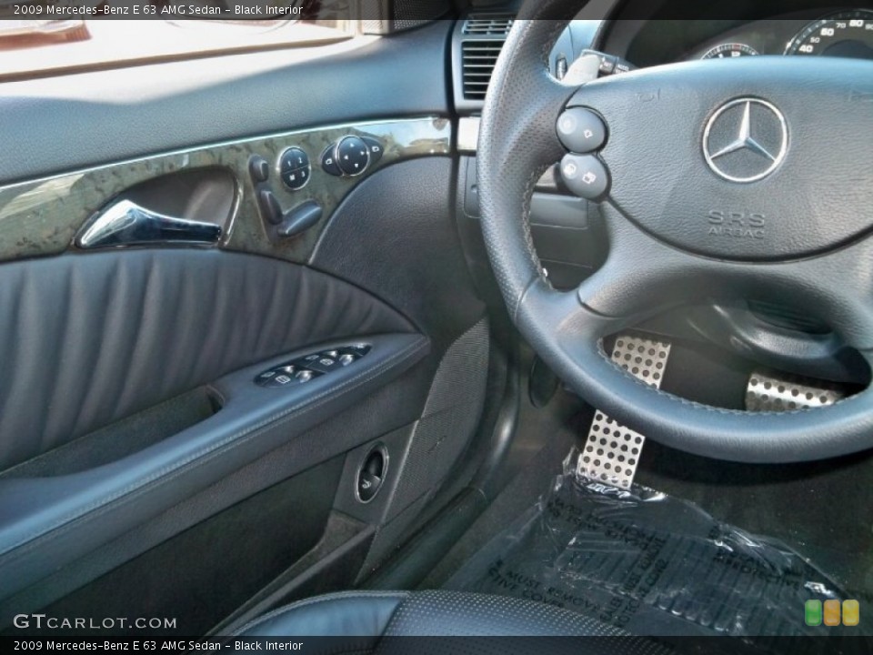 Black Interior Controls for the 2009 Mercedes-Benz E 63 AMG Sedan #56043875
