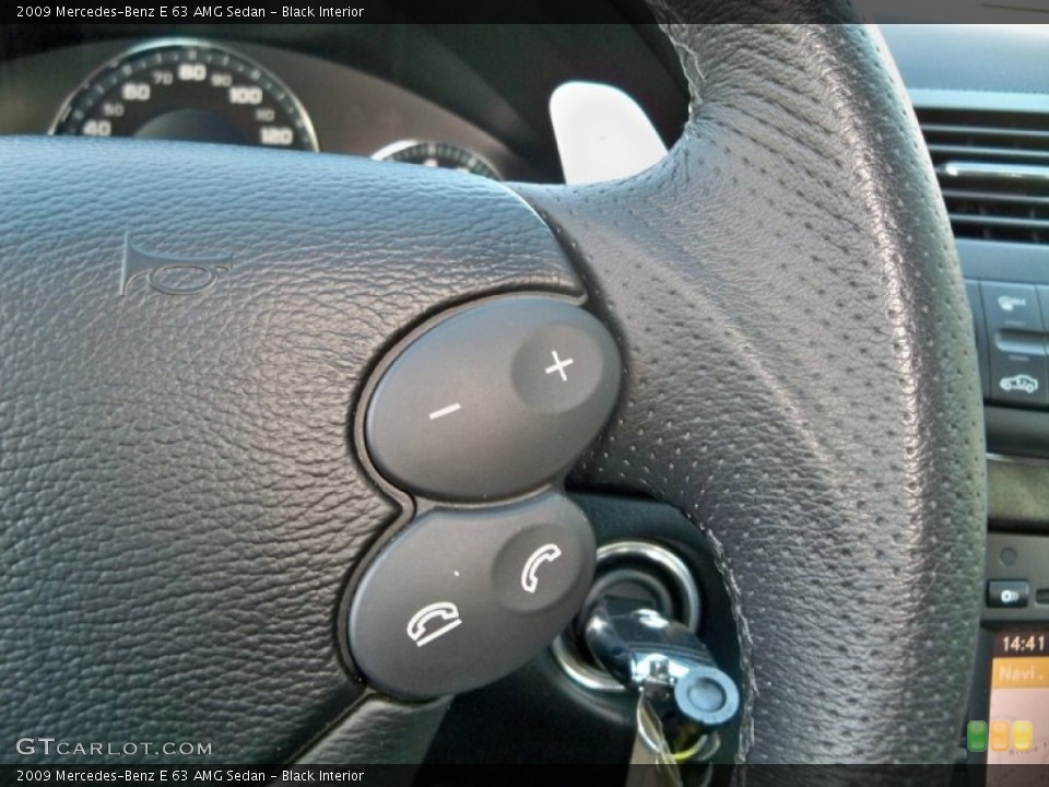 Black Interior Controls for the 2009 Mercedes-Benz E 63 AMG Sedan #56043911