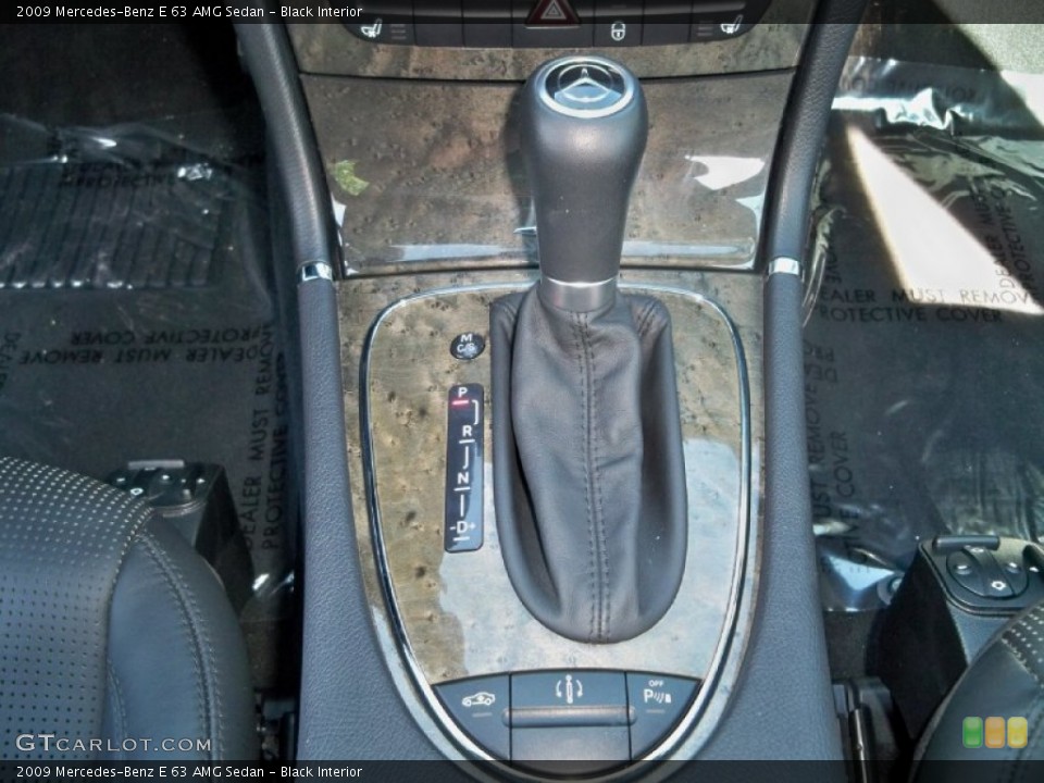 Black Interior Transmission for the 2009 Mercedes-Benz E 63 AMG Sedan #56043977