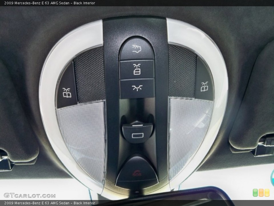 Black Interior Controls for the 2009 Mercedes-Benz E 63 AMG Sedan #56044013