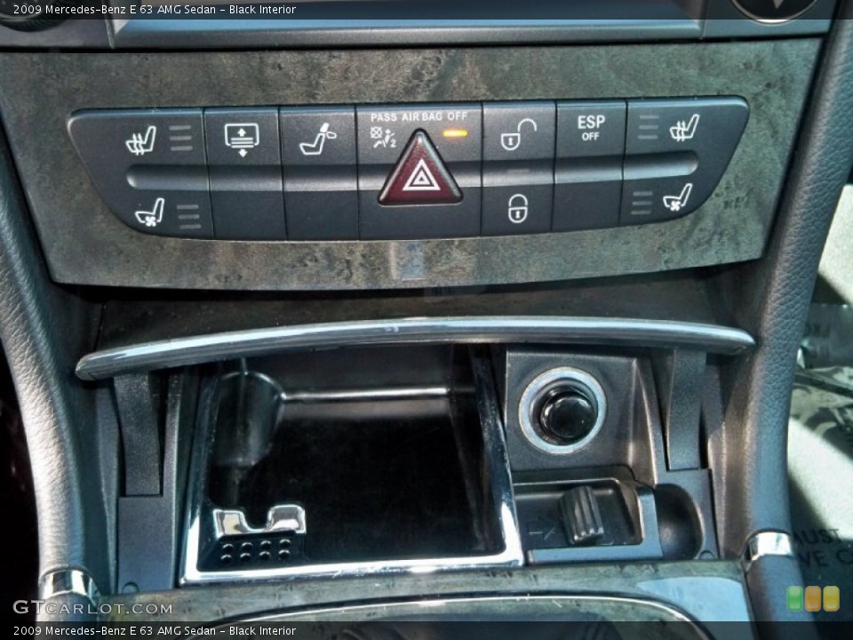 Black Interior Controls for the 2009 Mercedes-Benz E 63 AMG Sedan #56044040