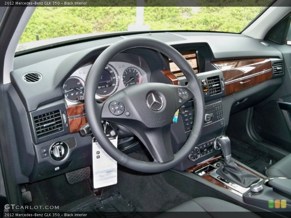 Black Interior Steering Wheel for the 2012 Mercedes-Benz GLK 350 #56045591