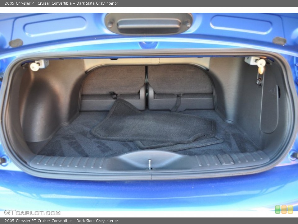 Dark Slate Gray Interior Trunk for the 2005 Chrysler PT Cruiser Convertible #56045969