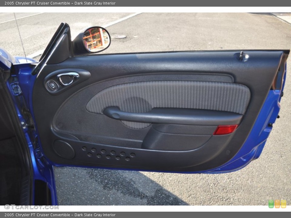 Dark Slate Gray Interior Door Panel for the 2005 Chrysler PT Cruiser Convertible #56046092