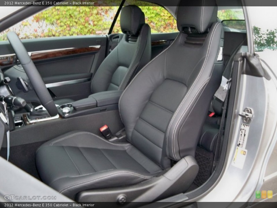 Black Interior Photo for the 2012 Mercedes-Benz E 350 Cabriolet #56046415