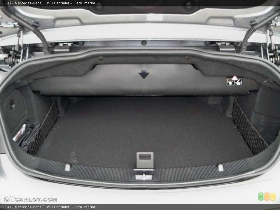 Black Interior Trunk for the 2012 Mercedes-Benz E 350 Cabriolet #56046431