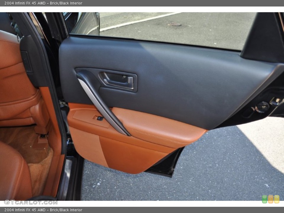 Brick/Black Interior Door Panel for the 2004 Infiniti FX 45 AWD #56046599