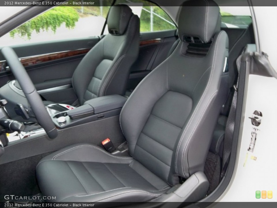 Black Interior Photo for the 2012 Mercedes-Benz E 350 Cabriolet #56046941