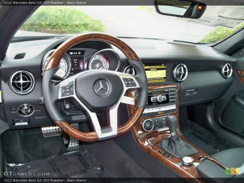 Black Interior Dashboard for the 2012 Mercedes-Benz SLK 350 Roadster #56047766