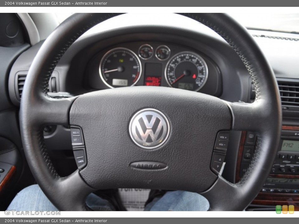 Anthracite Interior Steering Wheel for the 2004 Volkswagen Passat GLX Sedan #56047772