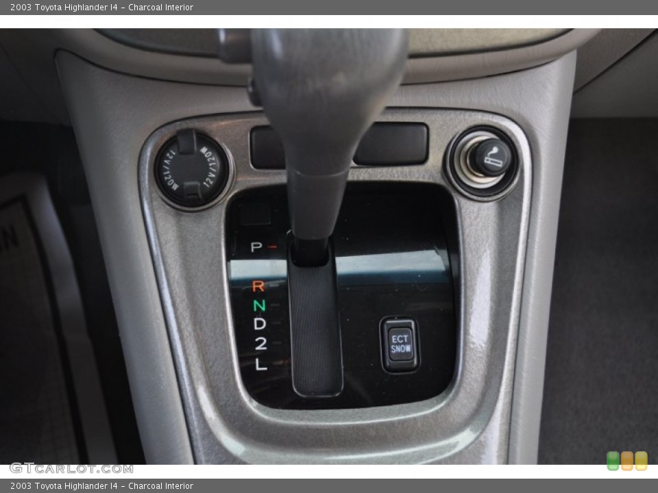 Charcoal Interior Transmission for the 2003 Toyota Highlander I4 #56048435