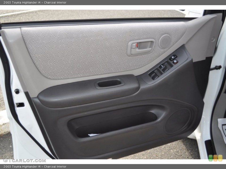 Charcoal Interior Door Panel for the 2003 Toyota Highlander I4 #56048471