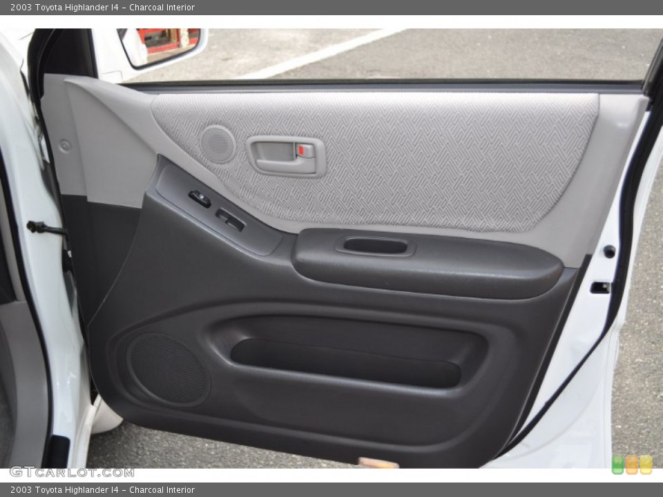 Charcoal Interior Door Panel for the 2003 Toyota Highlander I4 #56048480