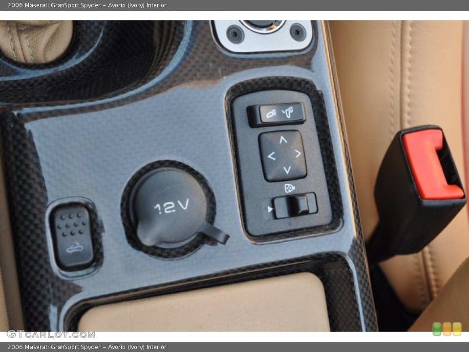 Avorio (Ivory) Interior Controls for the 2006 Maserati GranSport Spyder #56049223