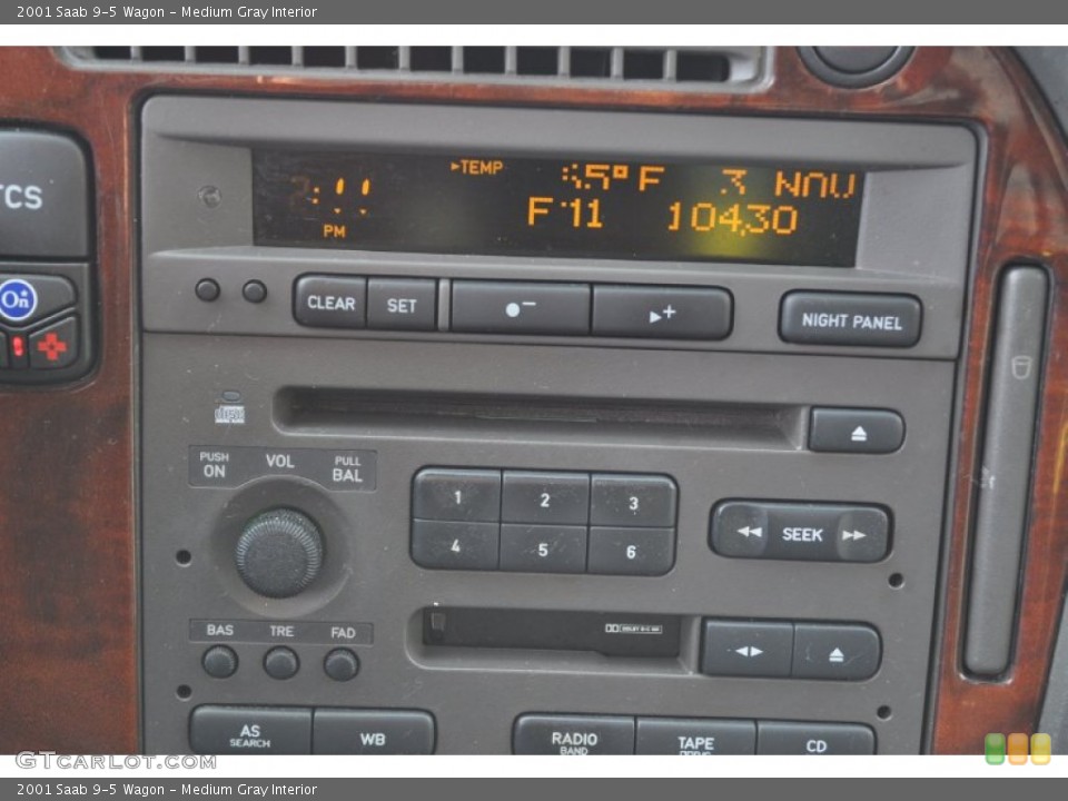 Medium Gray Interior Controls for the 2001 Saab 9-5 Wagon #56049440