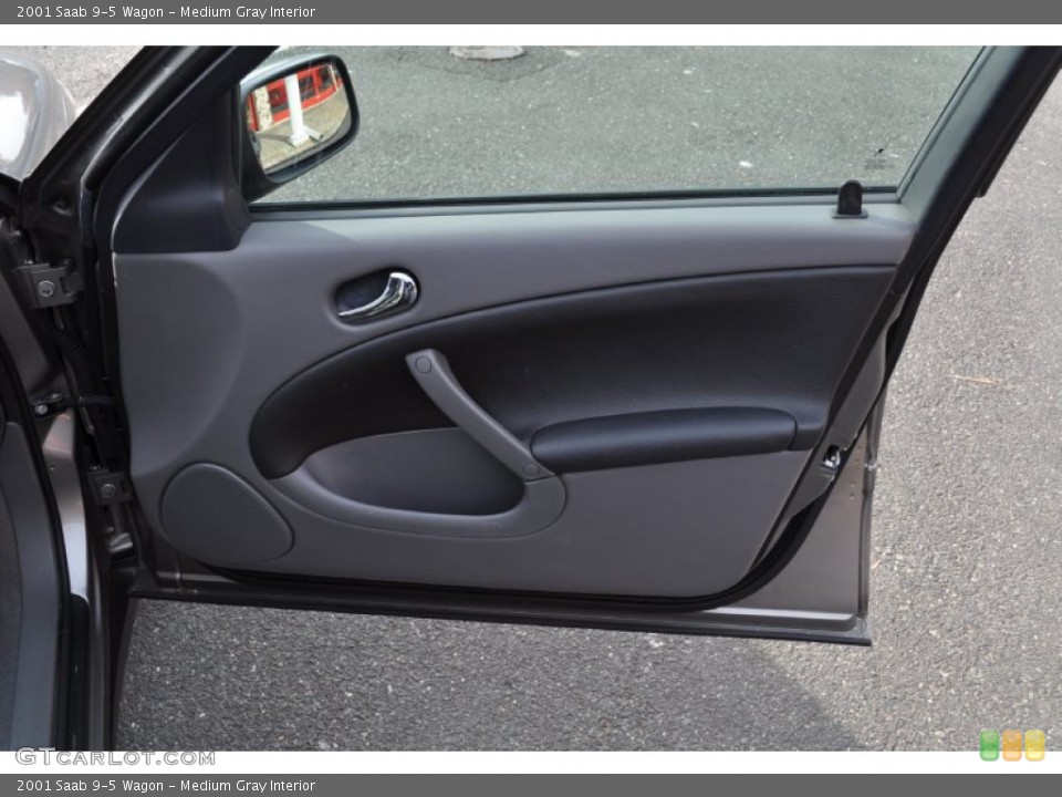 Medium Gray Interior Door Panel for the 2001 Saab 9-5 Wagon #56049515