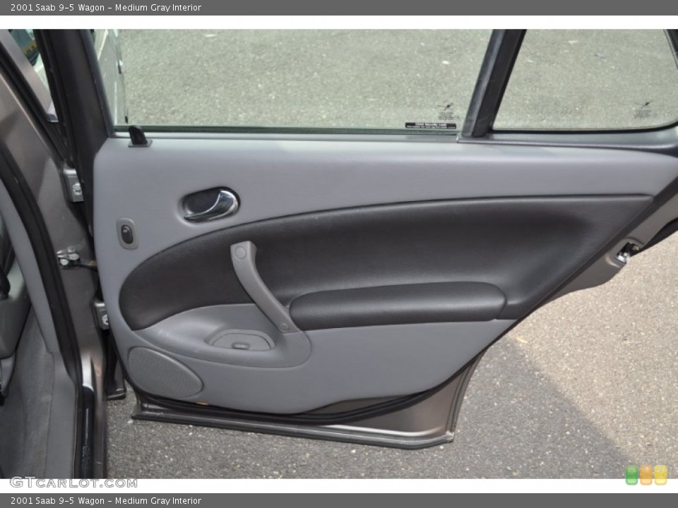Medium Gray Interior Door Panel for the 2001 Saab 9-5 Wagon #56049530