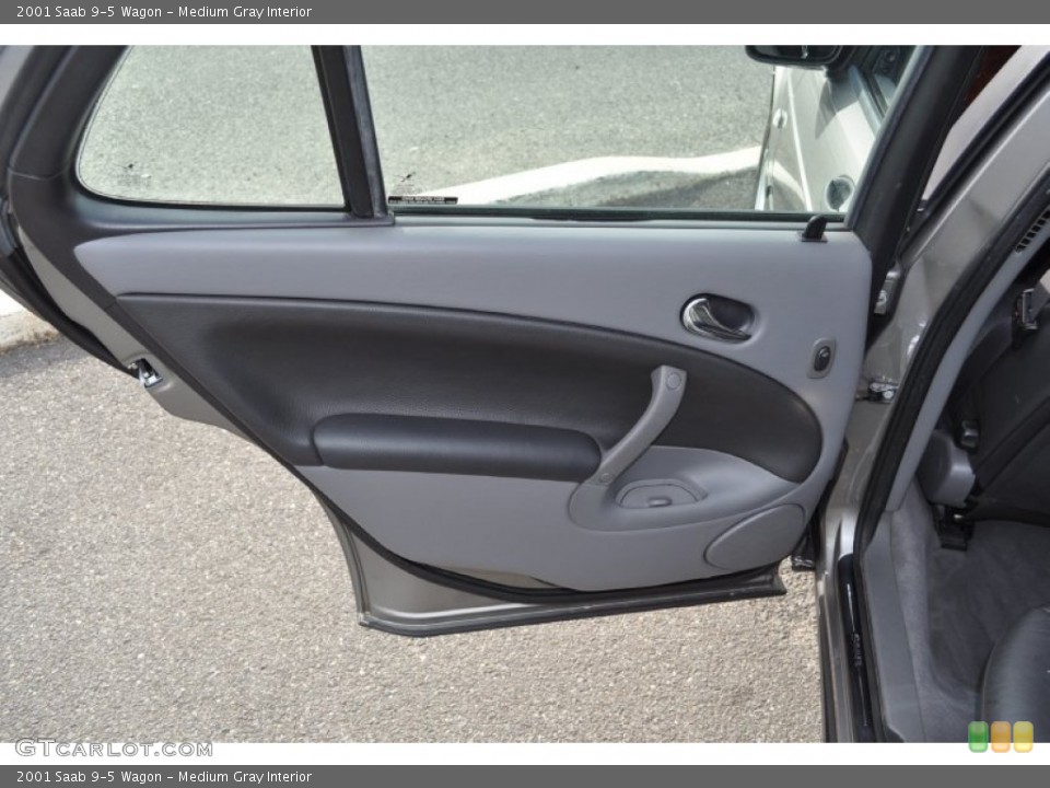 Medium Gray Interior Door Panel for the 2001 Saab 9-5 Wagon #56049542