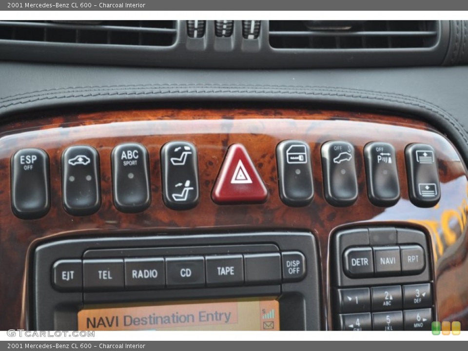 Charcoal Interior Controls for the 2001 Mercedes-Benz CL 600 #56049689