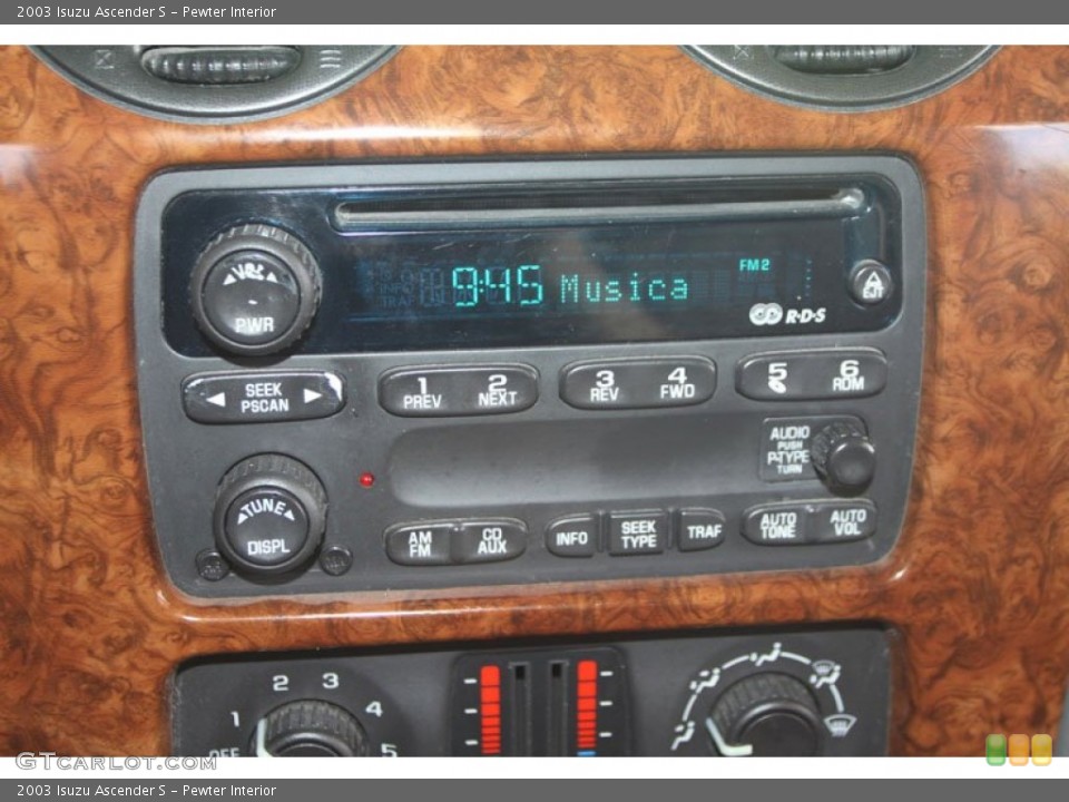 Pewter Interior Audio System for the 2003 Isuzu Ascender S #56050973