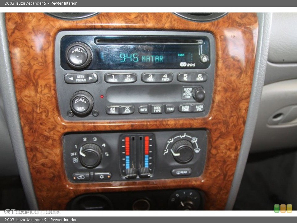Pewter Interior Controls for the 2003 Isuzu Ascender S #56050982