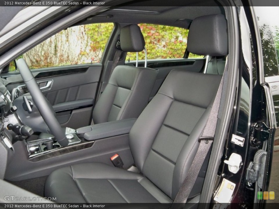 Black Interior Photo for the 2012 Mercedes-Benz E 350 BlueTEC Sedan #56051228