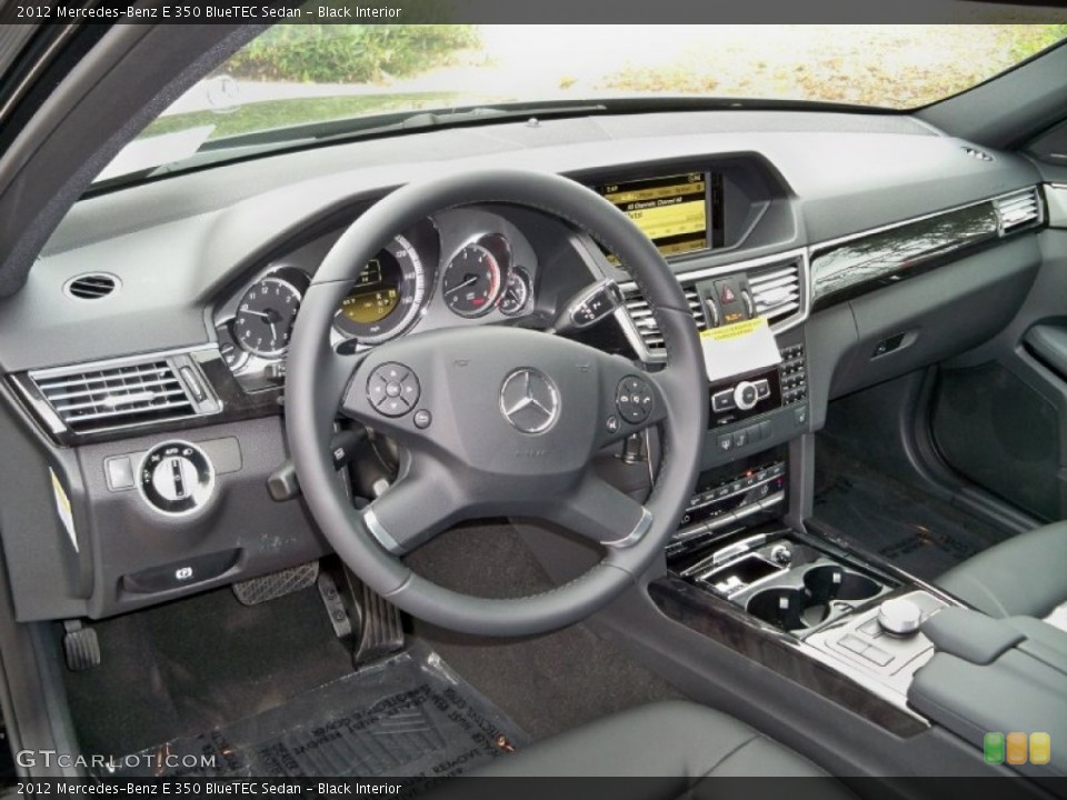 Black Interior Dashboard for the 2012 Mercedes-Benz E 350 BlueTEC Sedan #56051237