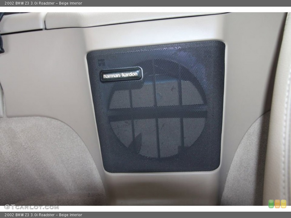 Beige Interior Audio System for the 2002 BMW Z3 3.0i Roadster #56051447