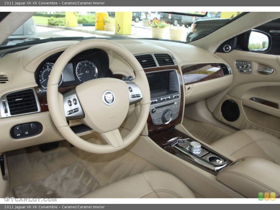 Caramel/Caramel Interior Dashboard for the 2011 Jaguar XK XK Convertible #56051522