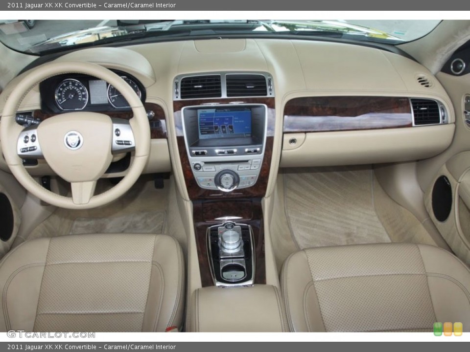 Caramel/Caramel Interior Dashboard for the 2011 Jaguar XK XK Convertible #56051654