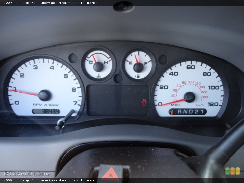 Medium Dark Flint Interior Gauges for the 2009 Ford Ranger Sport SuperCab #56051673