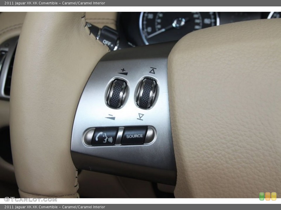 Caramel/Caramel Interior Controls for the 2011 Jaguar XK XK Convertible #56051780